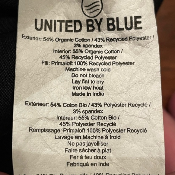 Large United By blue Reversible Jacket Red Plaid Tartan Solid Black - Picture 4 of 13